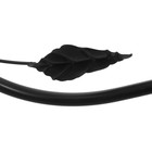 Люстра "Лилия" (цветок) 2х15Вт Е27 МОДЕЛЬ: BR 00253 черный/прозрачный 9095916