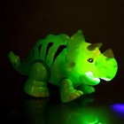 Музыкальная игрушка «Весёлый динозавр», свет, звук, цвета МИКС - фото 3442785