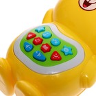 Музыкальная игрушка «Любимый дружок: Мишка», звук, свет, цвет жёлтый - фото 3234412