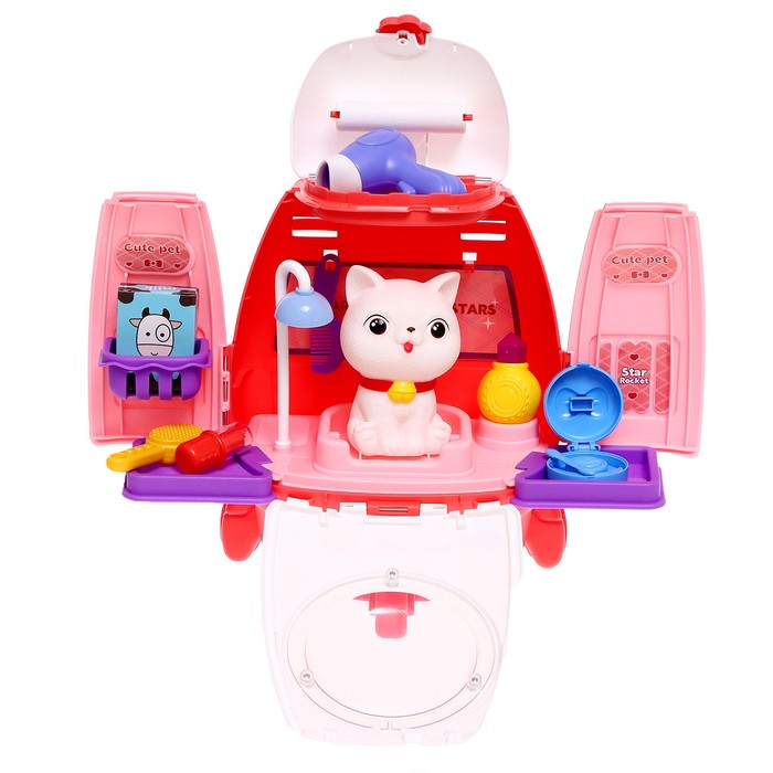 Набор ветеринара «Любимый котик» в рюкзачке, 19 предметов 59520