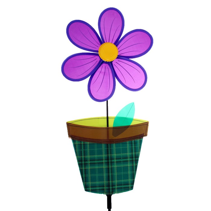 Ветерок «Цветок в горшке», цвета МИКС - фото 1885539402