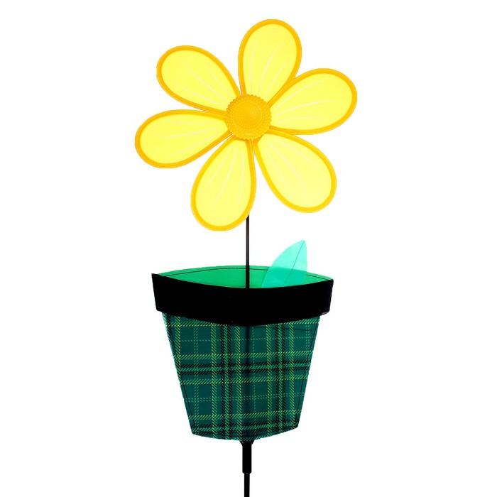 Ветерок «Цветок в горшке», цвета МИКС - фото 1885539405