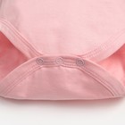 Полукомбинезон (боди) для девочки, цвет розовый/зайчик, рост 80 см 9456225