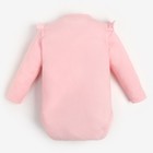 Полукомбинезон (боди) для девочки, цвет розовый/зайчик, рост 86 см - фото 42006833