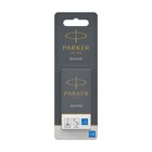 Картриджи ддя перьевой ручки набор 10шт Parker Cartridge Quink, синие  смыв, блистер 1950207 9372597 - фото 10182032