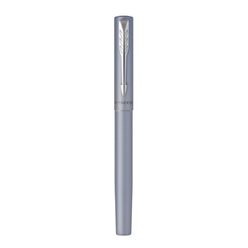 Ручка-роллер Parker VECTOR XL SILVER BLUE, тонкая 0.5мм, подар/уп 2159775