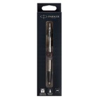 Ручка шариковая Parker PARKER IM ESSENTIAL STAINLESS STEEL CT, средняя 1.0, черн, подар/уп - фото 10182242