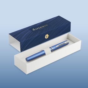 Ручка перьевая Waterman ALLURE, 0,7 мм (F), синий корпус, подар/упак 2068195