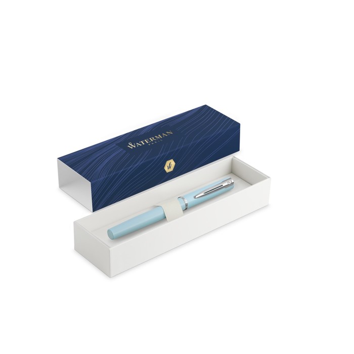 Ручка перьевая Waterman ALLURE PASTEL, 0,7 мм (F), синий корпус, подар/упак 2105222 - Фото 1