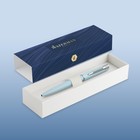 Ручка шариковая Waterman ALLURE PASTEL, 0,7 мм (F), синий корпус, подар/упак 2105224 - фото 10182377