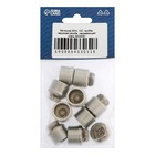 Заглушка ZEIN, 1/2", пробка, наружная резьба, нержавеющая сталь, фасовка 10 шт. (комплект 2 шт) - фото 25506693