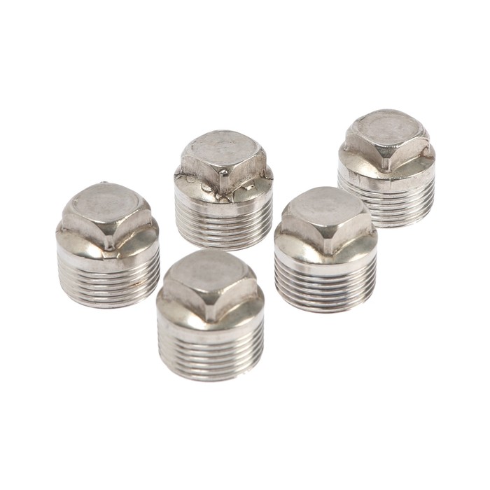 

Заглушка ZEIN, 3/4", пробка, наружная резьба, нержавеющая сталь, фасовка 5 шт.