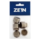 Заглушка ZEIN, 3/4", пробка, наружная резьба, нержавеющая сталь, фасовка 5 шт. 9433032