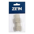 Муфта переходная ZEIN, 3/4« х 1», внутренняя резьба, нержавеющая сталь, фасовка 2 шт. 9433035