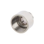 Переходник ZEIN, 1/2" х 3/8", наружная/внутренняя резьба, нержавеющая сталь, фасовка 5 шт. (комплект 5 шт) - фото 25506701