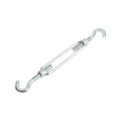 Талреп крюк-крюк ТУНДРА krep, DIN1480, М8, оцинкованный, 1 шт.