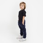 Брюки для мальчика, цвет тёмно-синий, рост 110-116 см - фото 24588164