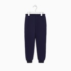 Брюки для мальчика, цвет тёмно-синий, рост 110-116 см - фото 24588172