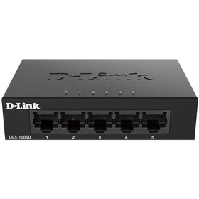 Коммутатор D-Link DGS-1005D/J2A, неуправляемый, 5х10/100/1000BASE-T