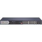 Коммутатор Hikvision DS-3E0520HP-E, неуправляемый, 18х10/100/1000BASE-T - фото 51686307