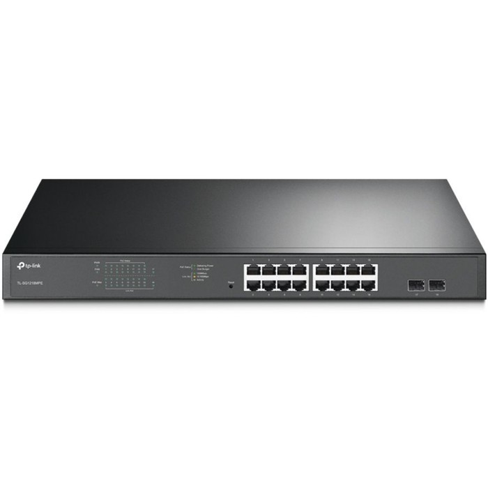 Коммутатор TP-Link JetStream TL-SG1218MPE, управляемый, 16х10/100/1000BASE-T - фото 51307717 Коммутатор TP-Link JetStream TL-SG1218MPE, управляемый, 16х10/100/1000BASE-T - фото 51307717