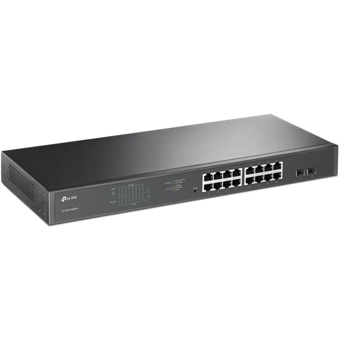 Коммутатор TP-Link JetStream TL-SG1218MPE, управляемый, 16х10/100/1000BASE-T - фото 51307719 Коммутатор TP-Link JetStream TL-SG1218MPE, управляемый, 16х10/100/1000BASE-T - фото 51307719