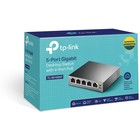 Коммутатор TP-Link TL-SG1005P, неуправляемый, 5х10/100/1000BASE-T - Фото 5