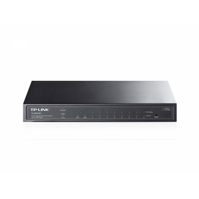 Коммутатор TP-Link TL-SG2210P управляемый 8х101001000BASE-T 1809800₽