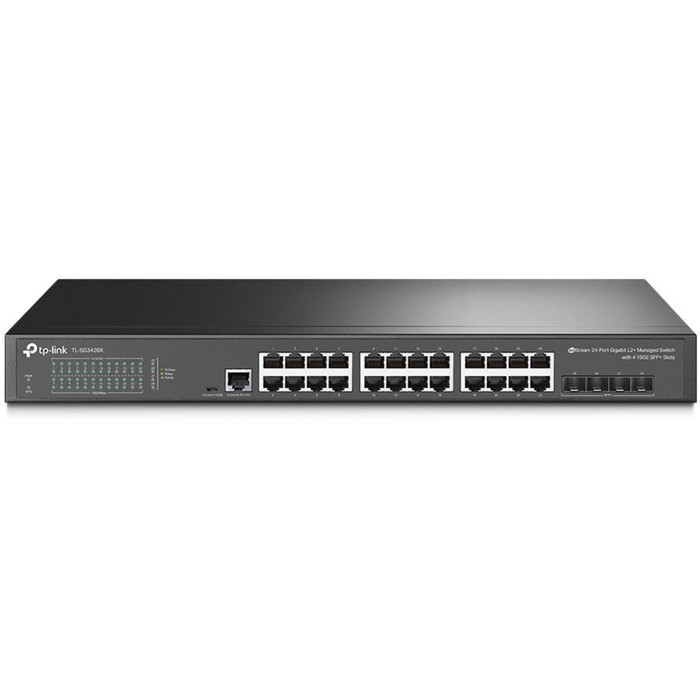 Коммутатор TP-Link TL-SG3428XF управляемый 24х101001000BASE-T 6071800₽