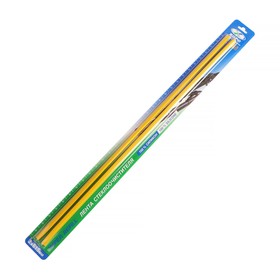 Резинка щетки стеклоочистителя ХОРС без адаптера, 24"/ 615 мм, желтая, тип EURO, 2шт