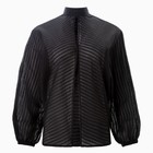 Рубашка женская MINAKU; MINAKU: Enjoy цвет черный, р-р 46-48 - фото 53294892