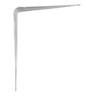 Кронштейн, 250х200х0.9 мм, металл, цвет хром, 1 шт. - фото 806588675