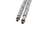 Подводка гибкая для смесителя AQUALINE, 80 см, комплект 2 шт. 9447023