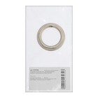 Контргайка AQUALINK, 3/4", внутренняя резьба, с ребордой, никелированная латунь (комплект 10 шт) - фото 21965178