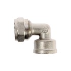 Уголок AQUALINK, обжимной, d=16 мм х 1/2", цанга/гайка - фото 22543698