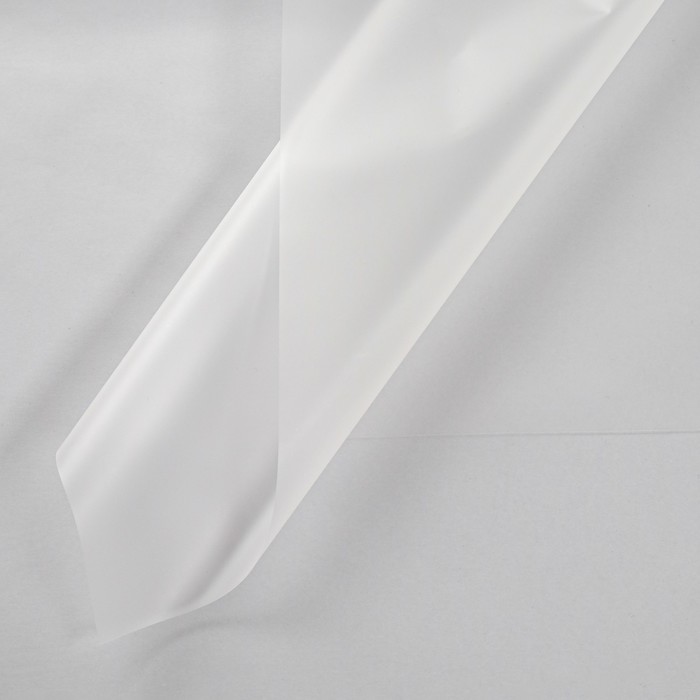 Пленка прозрачная матовая в листах, для цветов и букетов, 68×68 см 50 микрон - Фото 1