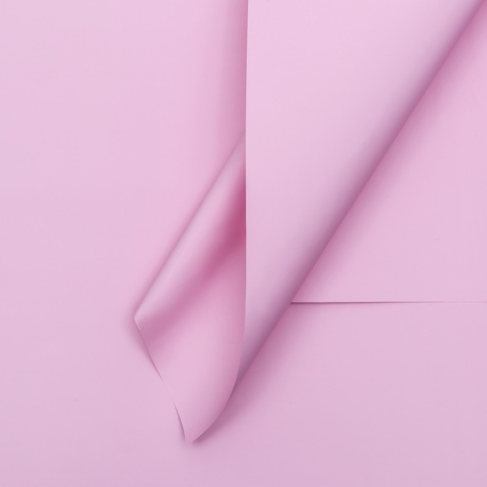 Пленка для цветов и букетов, 57×57 см, пудра светлая - Фото 1