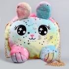 Сумка детская меховая «Зайчик», розовая, 15.5×12.7×4 см - Фото 3