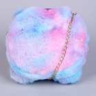 Сумка детская меховая «Пушистик», 15.5×12.7×4 см - Фото 3