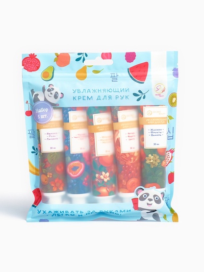 Крем для рук «Яркий взрыв», набор 5 шт
