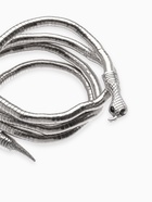 Колье-трансформер «Змея», цвет чернёное серебро, 90 см - Фото 5