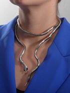 Колье-трансформер «Змея», цвет чернёное серебро, 90 см - Фото 7