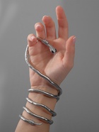 Колье-трансформер «Змея», цвет чернёное серебро, 90 см - Фото 8