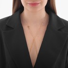 Цепочка на тело женская «Крестики» 4 нити, цвет золото - Фото 3