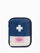 Косметичка-аптечка походная на молнии, с отделами, на подкладке, синяя - Фото 5