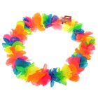 Гавайское ожерелье "Лепестки ириса", разноцветные - Фото 2