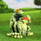 Садовая фигура "Ква-ки с мороженным" 24х20х22см - Фото 4