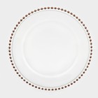 Тарелка - блюдо подстановочное «Орбита», d=33 см, цвет розовое золото - Фото 1