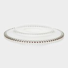 Тарелка - блюдо подстановочное «Орбита», d=33 см, цвет розовое золото - Фото 3