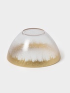 Салатник «Бурлеск», 600 мл, d=15 см, стекло, прозрачный, золотистый - Фото 4